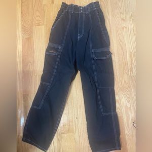 Black, Cargo, BDG jeans from Urban Outfitters.